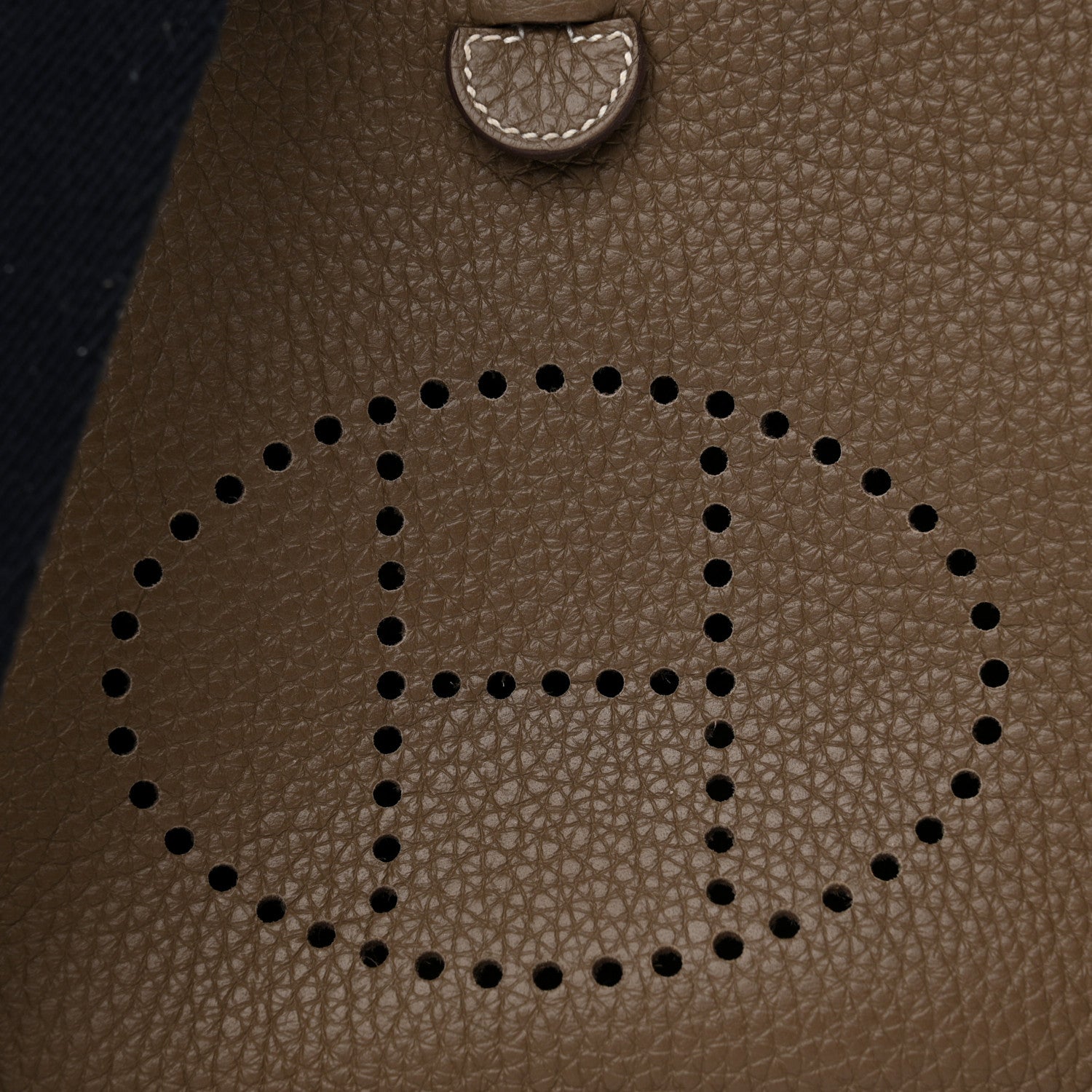 Hermes Taurillon Clemence Amazone Evelyne TPM Etoupe Bleu Indigo 8 of 11