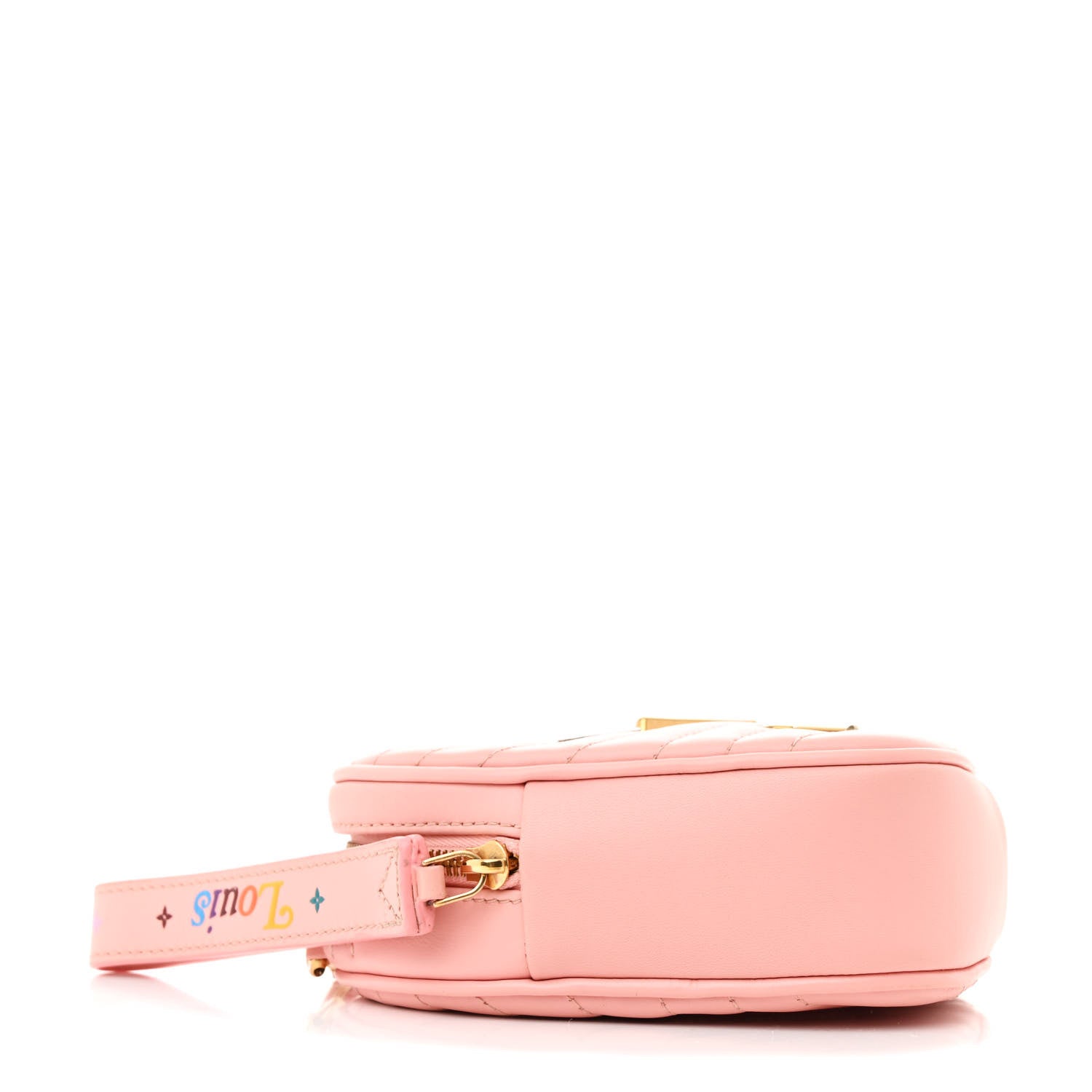 Louis Vuitton Calfskin Embellished New Wave Love Lock Heart Bag Rose Pomettes 4 of 10