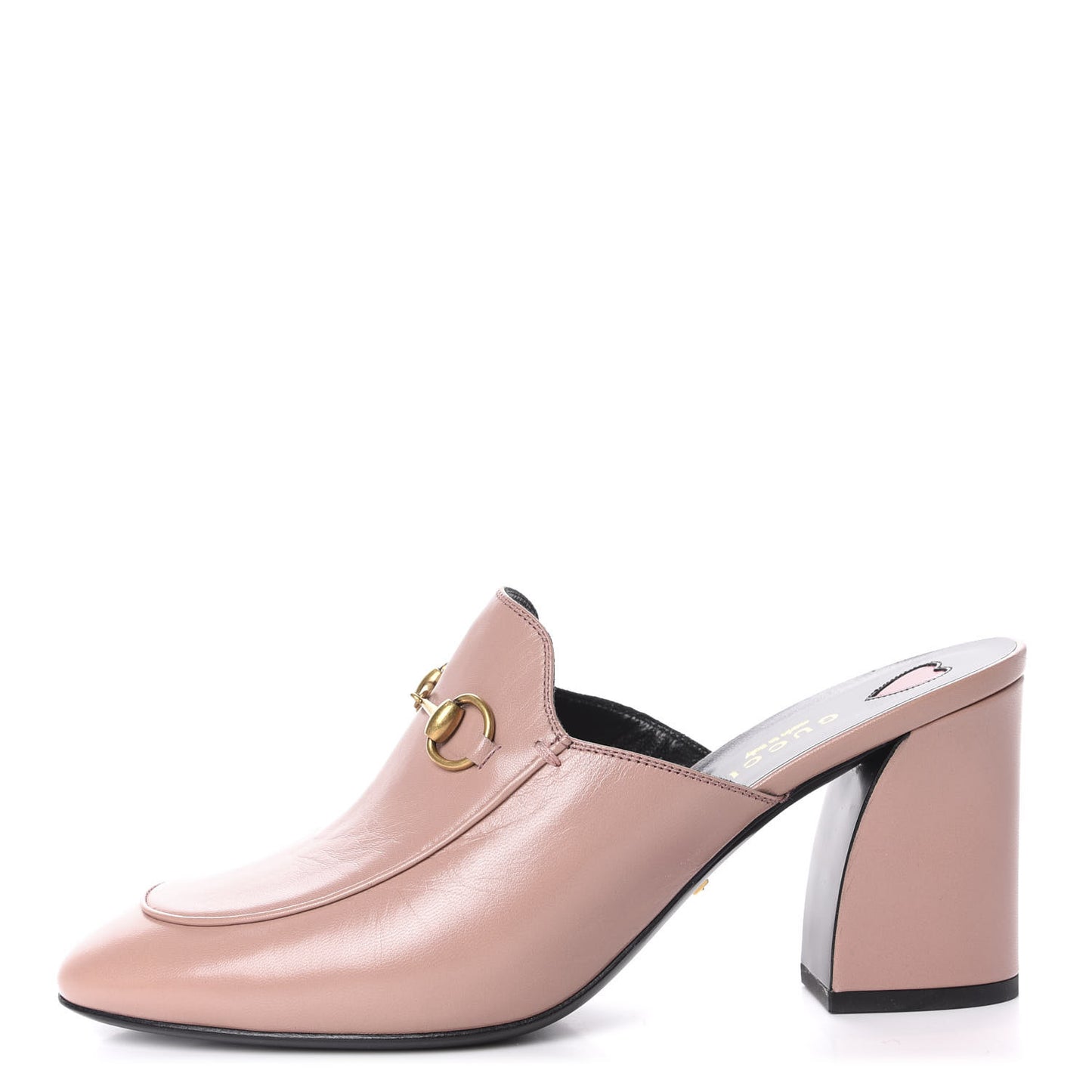 Malaga Kid Horsebit Princetown Mid Heel Mules 39 Crystal Pink
