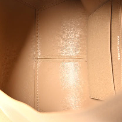 Marc Jacobs Grained Calfskin Medium The Sack Bag Camel 6 of 9