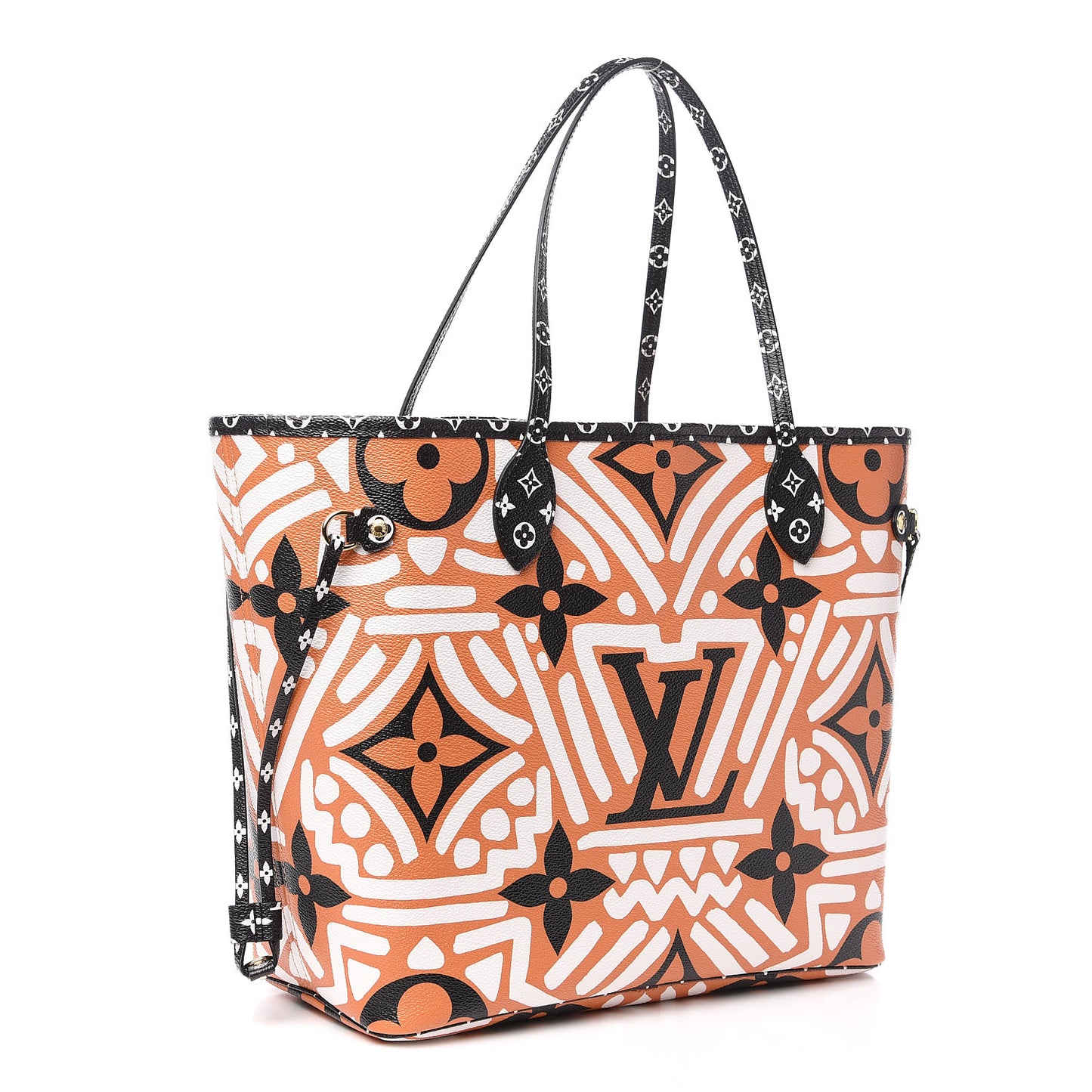 Monogram Giant Crafty Neverfull MM Creme Caramel