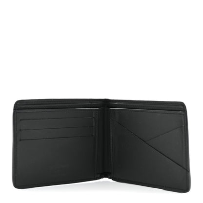 Louis Vuitton Calfskin Monogram Shadow Multiple Wallet Black 5 of 6