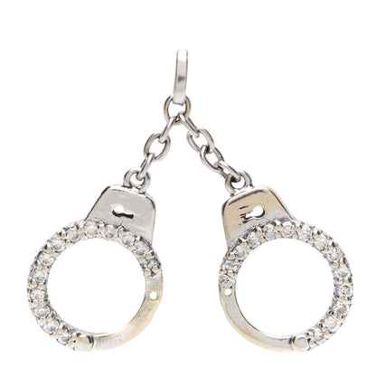 Roberto Coin 18K White Gold Diamond Handcuff Charm 1 of 3