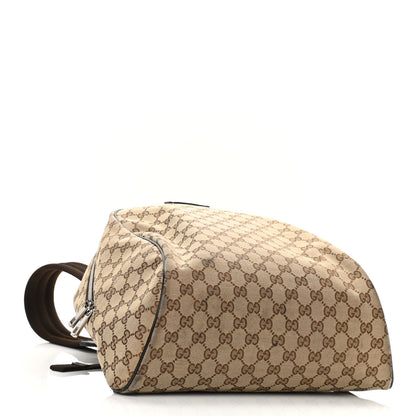 Gucci Monogram Travel Backpack Dark Brown 4 of 11