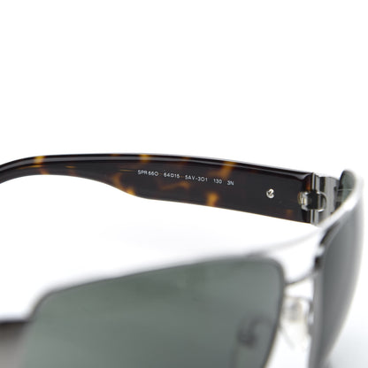 Prada Acetate Aviator Sunglasses SPR 66O Black 6 of 7