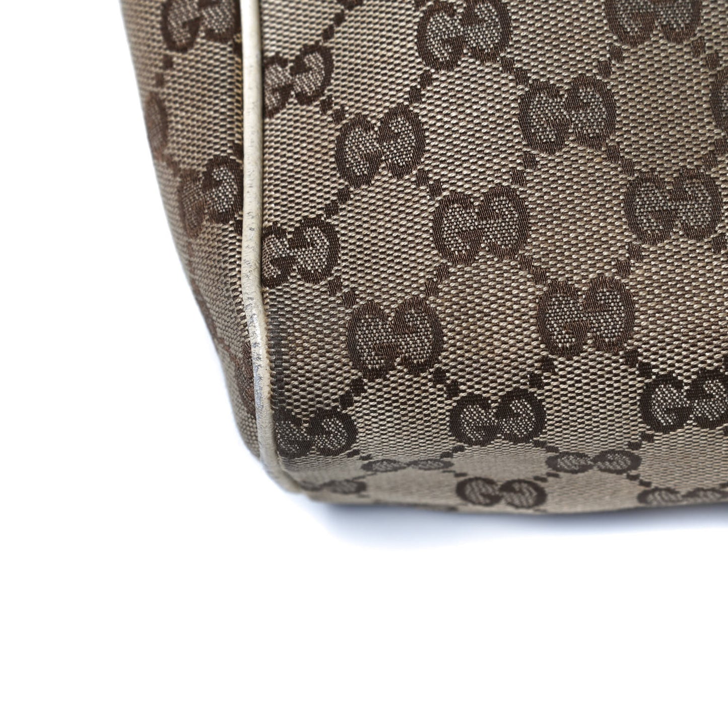 Monogram Small Flap Messenger Bag Beige Off White
