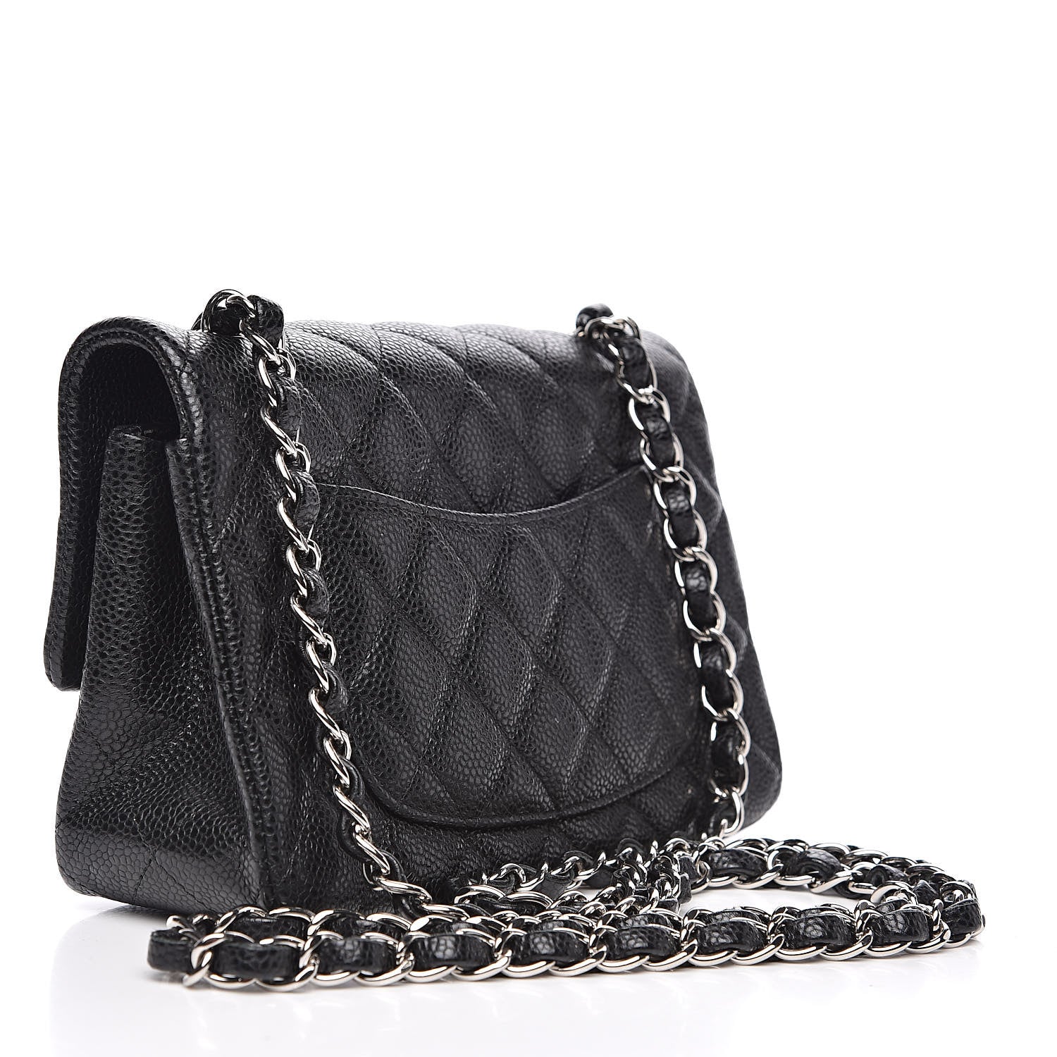 Chanel Caviar Quilted Mini Rectangular Flap Black 3 of 12