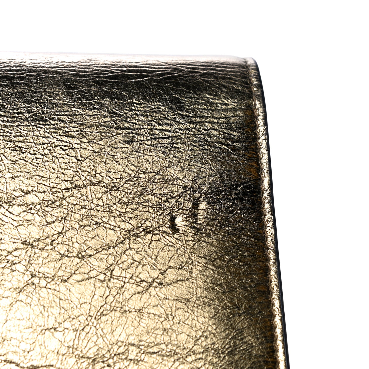 Saint Laurent Metallic Calfskin Monogram Belle de Jour Chain Clutch Gold 20 of 20