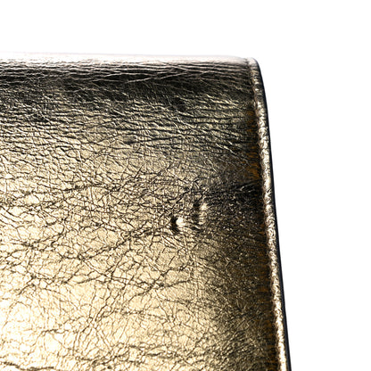 Saint Laurent Metallic Calfskin Monogram Belle de Jour Chain Clutch Gold 20 of 20