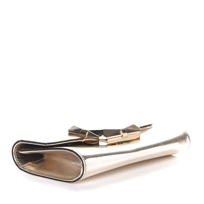 Gucci Metallic Patent Padlock Clutch Gold 4 of 7