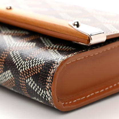 Goyard Goyardine Monte Carlo Bois Clutch With Strap Black 9 of 10