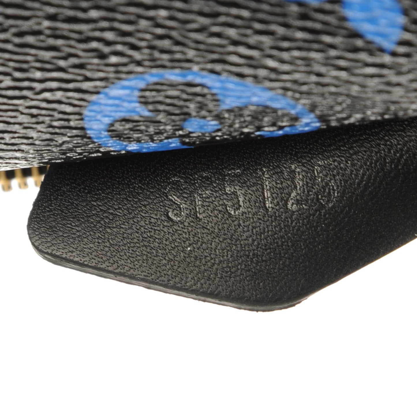 Colored Monogram Mini Pochette Accessories Blue Black