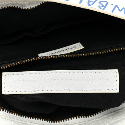 Balenciaga Agneau Graffiti All Over Classic Hardware S City White Bleu Rouge 8 of 16