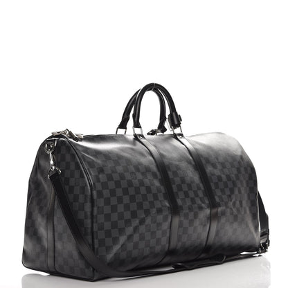 Louis Vuitton Damier Graphite Keepall Bandouliere 55 4 of 15