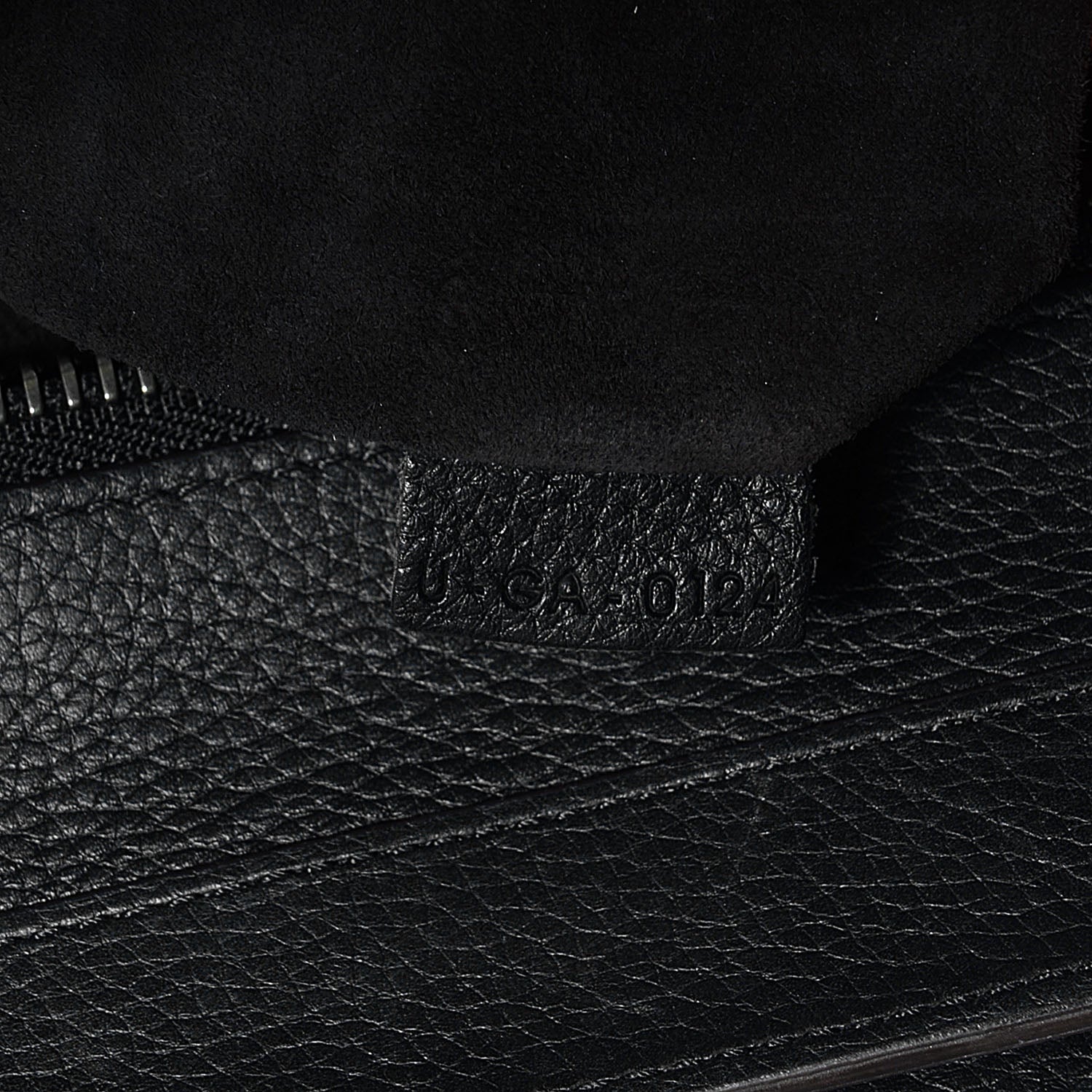 Celine Drummed Calfskin Mini Luggage Black 7 of 9