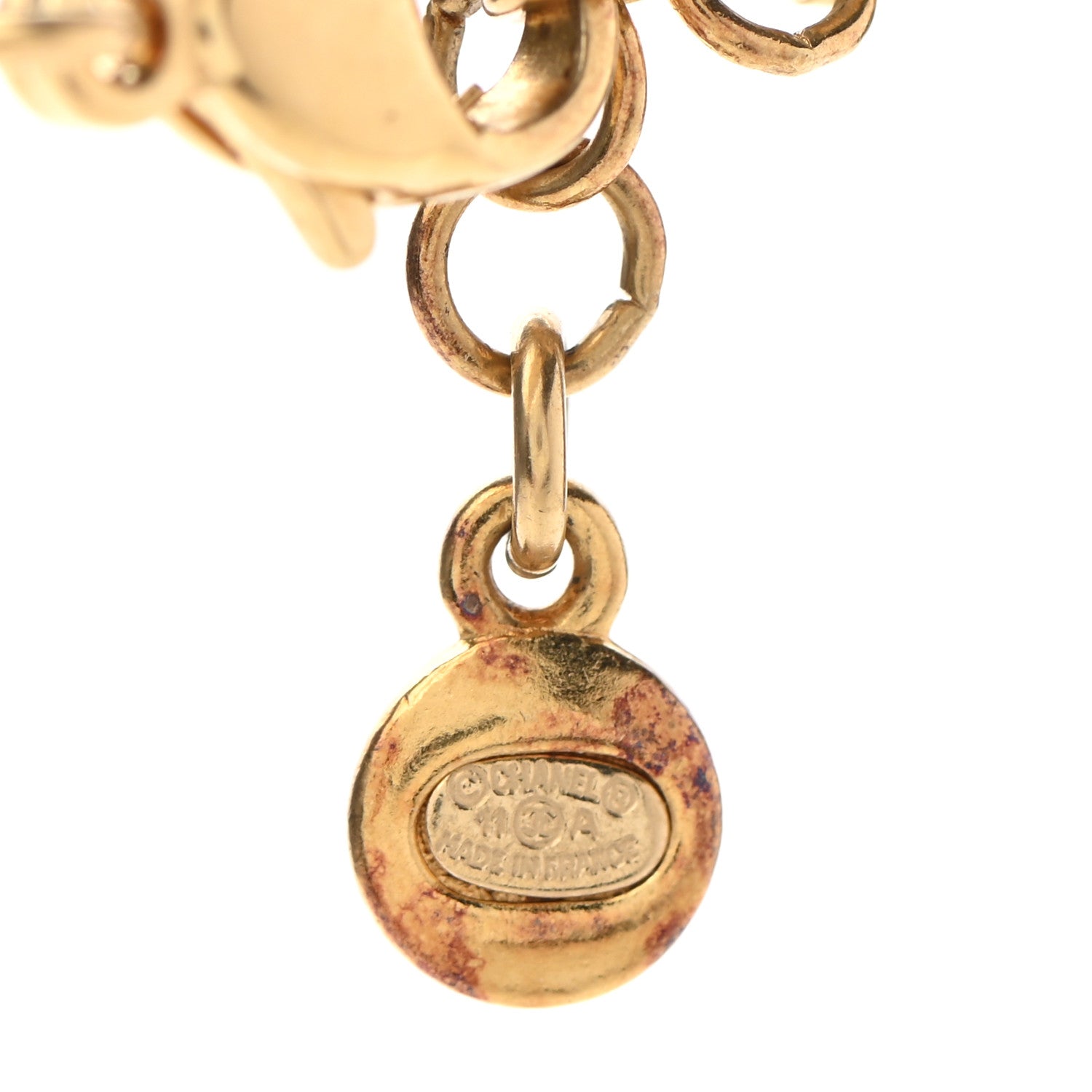 Chanel Enamel Bead Pearl CC Long Necklace 9 of 11