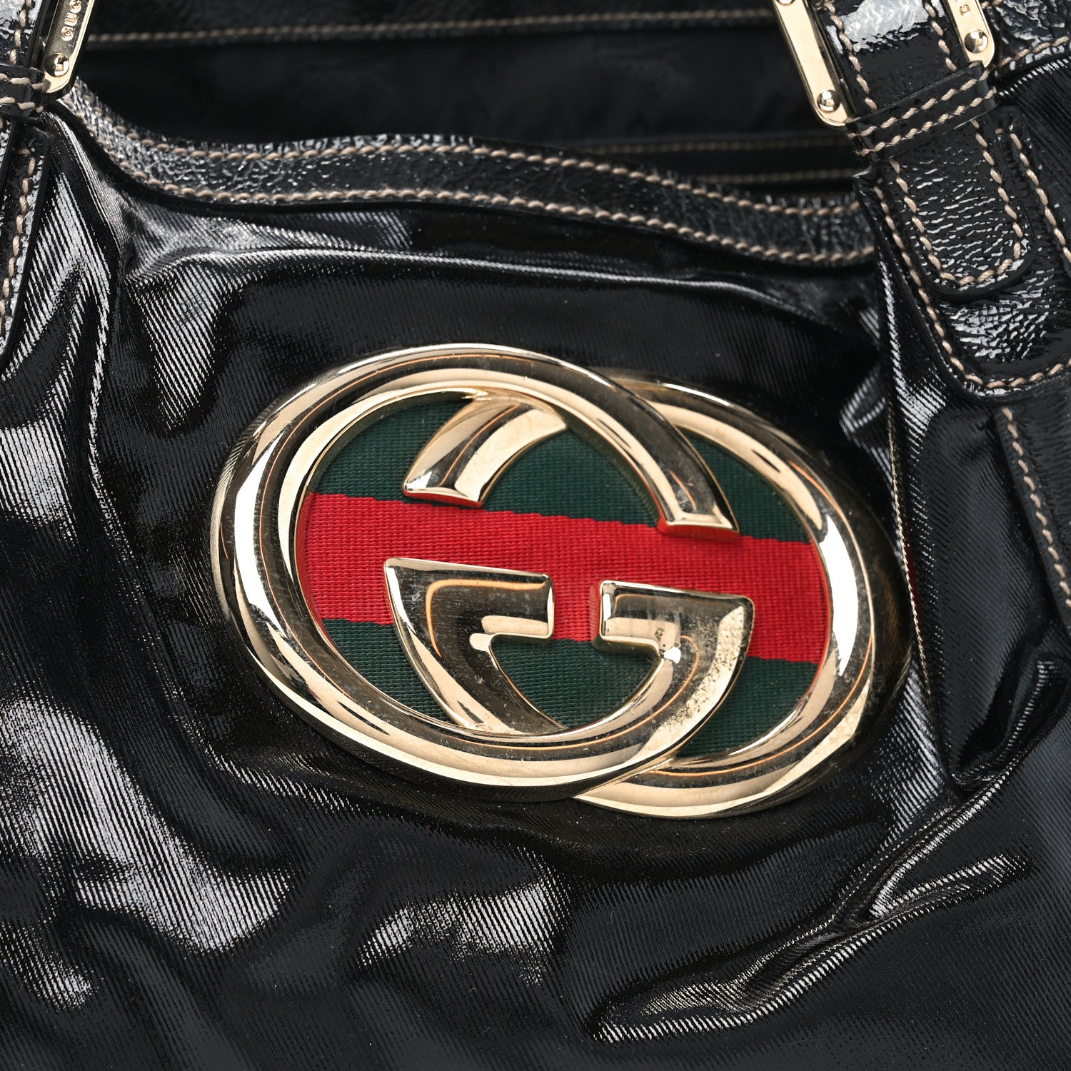 Gucci Dialux Medium Britt Tote Black 8 of 10