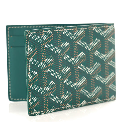 Goyard Goyardine Bi-Fold Victoire PM Wallet Green 3 of 8