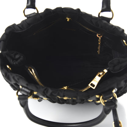 Prada Tessuto Nylon Gaufre Tote Black 5 of 9