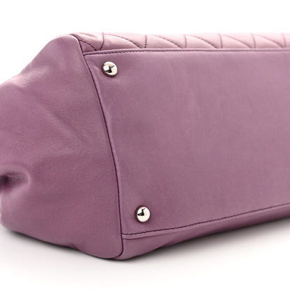 Chanel Lambskin Quilted CC Flap Light Purple 9 of 14