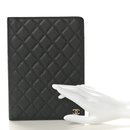 Chanel Caviar Quilted Large Agenda Cover Black 2 of 8