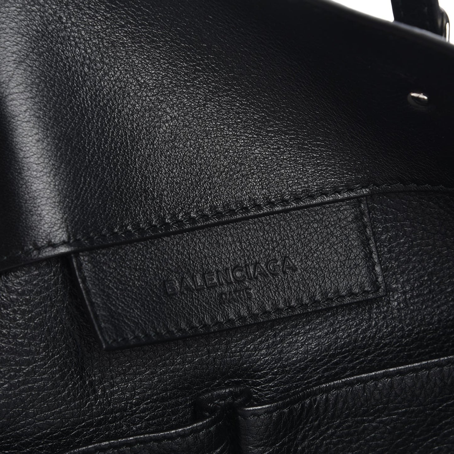 Supple Calfskin Papier A4 Zip Around Tote Black