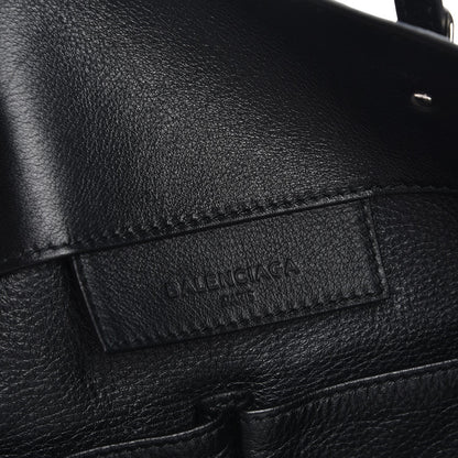 Balenciaga Supple Calfskin Papier A4 Zip Around Tote Black 6 of 7