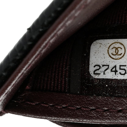 Chanel Caviar Quilted Compact Flap Wallet Black 8 of 13