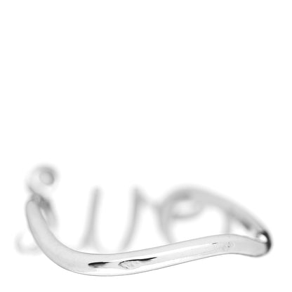 Christian Dior 18K White Gold Diamond Oui Ring 50 5.25 4 of 5