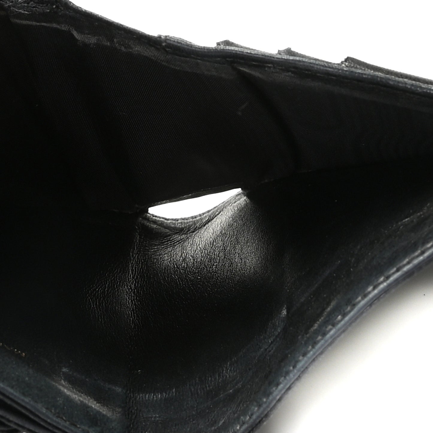 Caviar Timeless CC Compact French Wallet Black