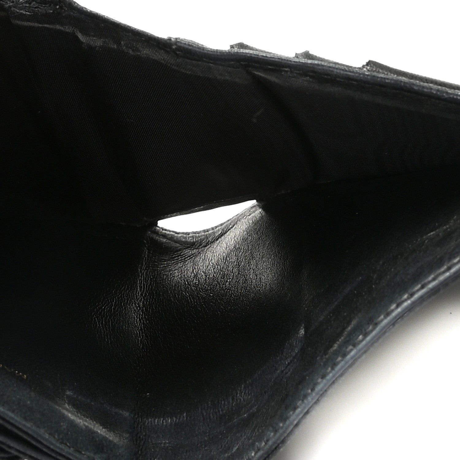 Chanel Caviar Timeless CC Compact French Wallet Black 11 of 13