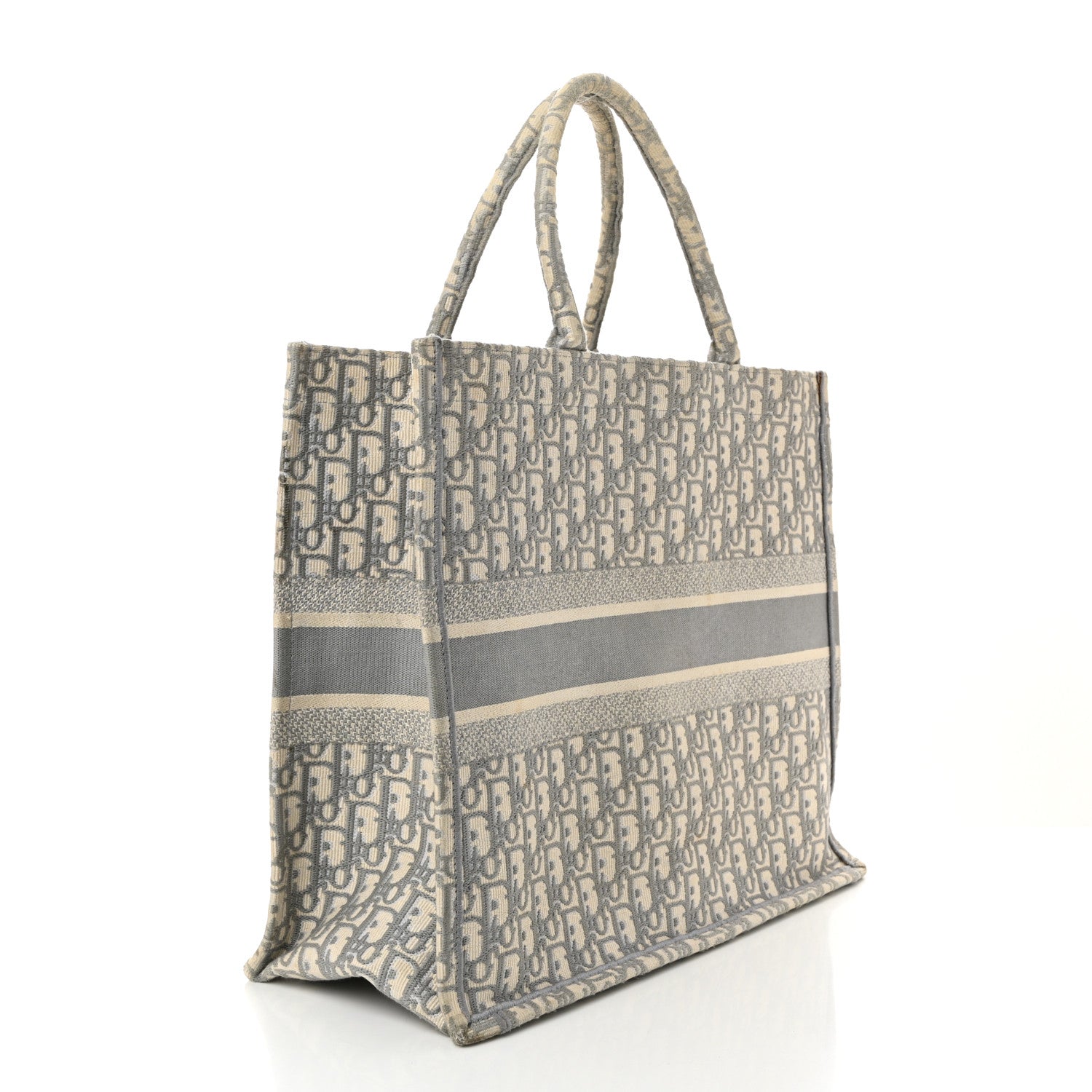 Christian Dior Oblique Large Book Tote Grey 3 of 13