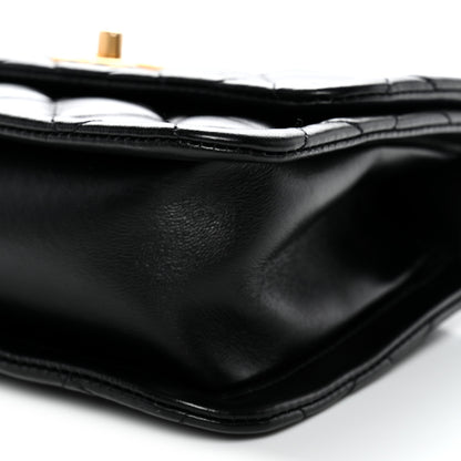 Chanel Shiny Lambskin Quilted Mini Flap Black 10 of 10