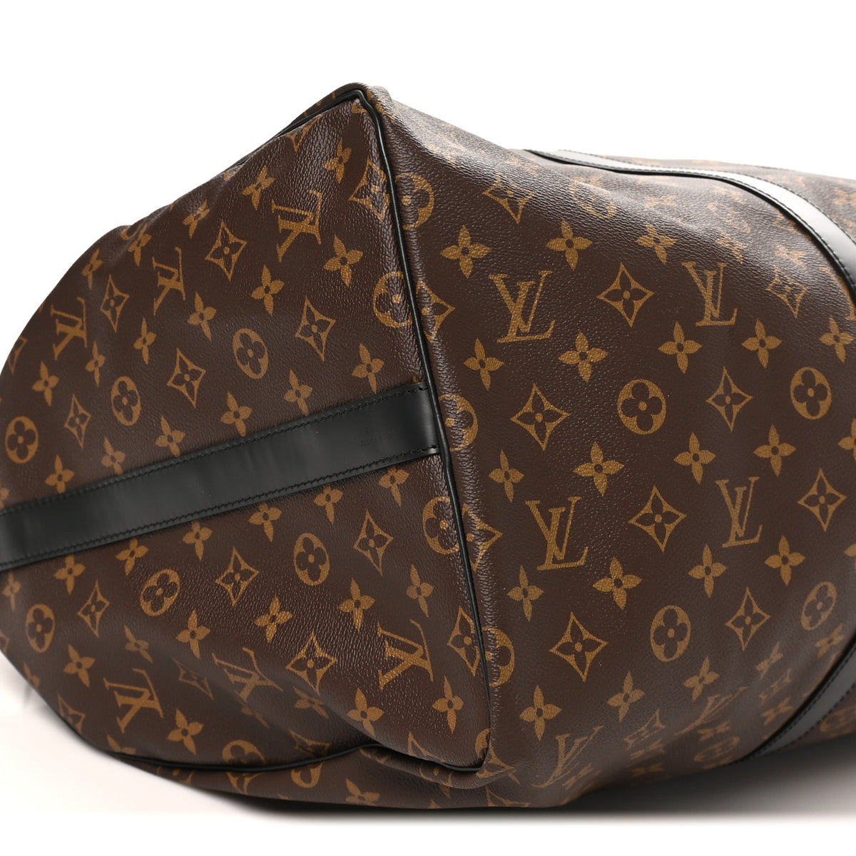 Louis Vuitton Monogram Macassar Keepall Bandouliere 55 7 of 8