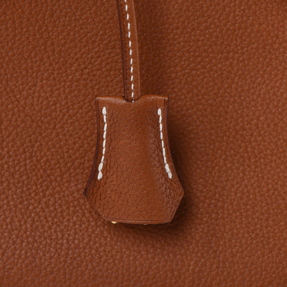 Hermes Natural Barenia Faubourg Birkin 30 Fauve 26 of 34
