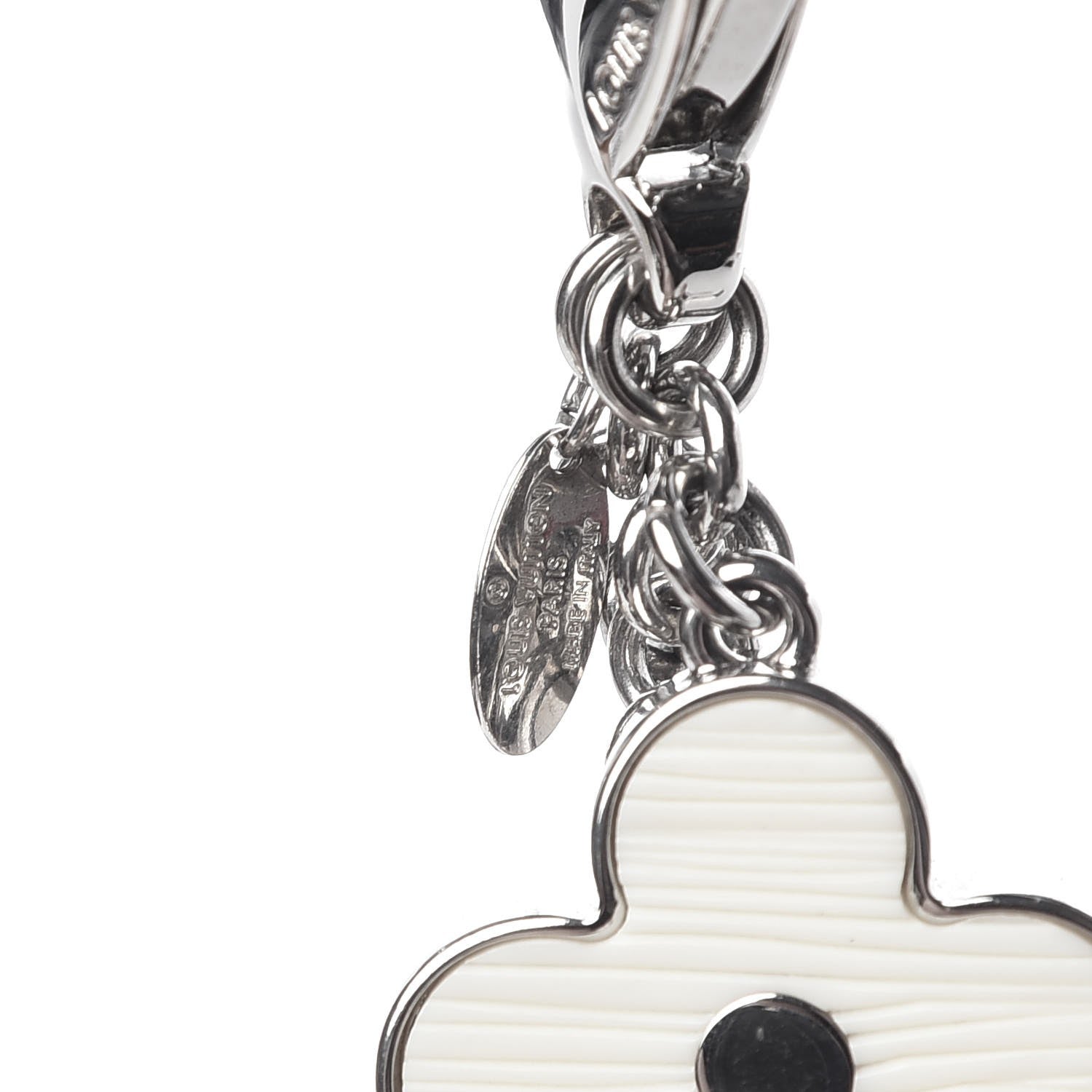 Louis Vuitton Fleur d Epi Bag Charm Ivory 3 of 3