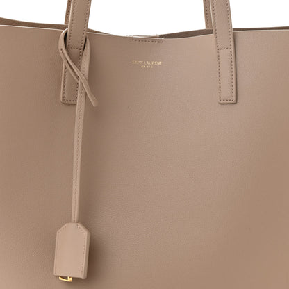 Saint Laurent Calfskin Large Shopping Tote Dark Beige 9 of 12