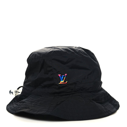 Louis Vuitton Nylon 2054 Transformable Bob Bucket Hat Black 1 of 10
