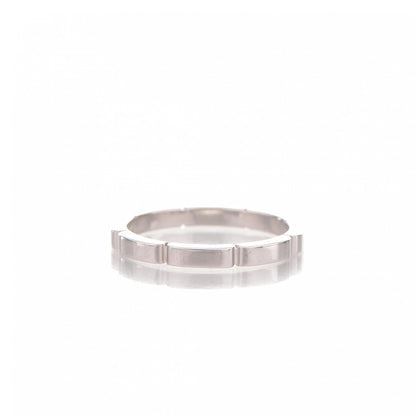 Cartier 18K White Gold 2.5mm Maillon Panthere Wedding Band Ring 60 9 3 of 4