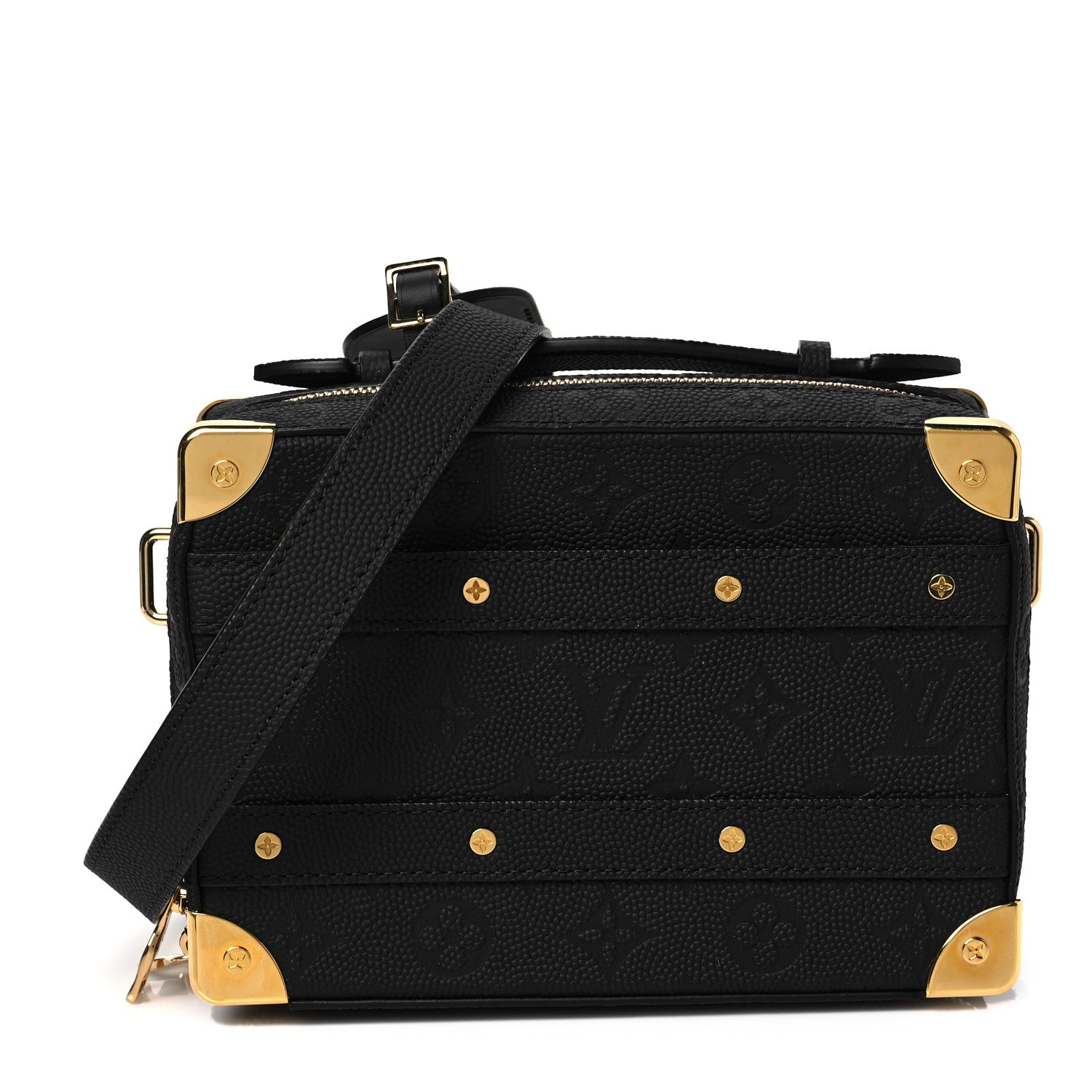 Louis Vuitton X NBA Grained Calfskin Monogram Handle Trunk Black 1 of 6