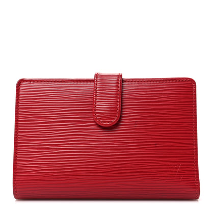 Louis Vuitton Epi French Purse Wallet Castillan Red 1 of 7