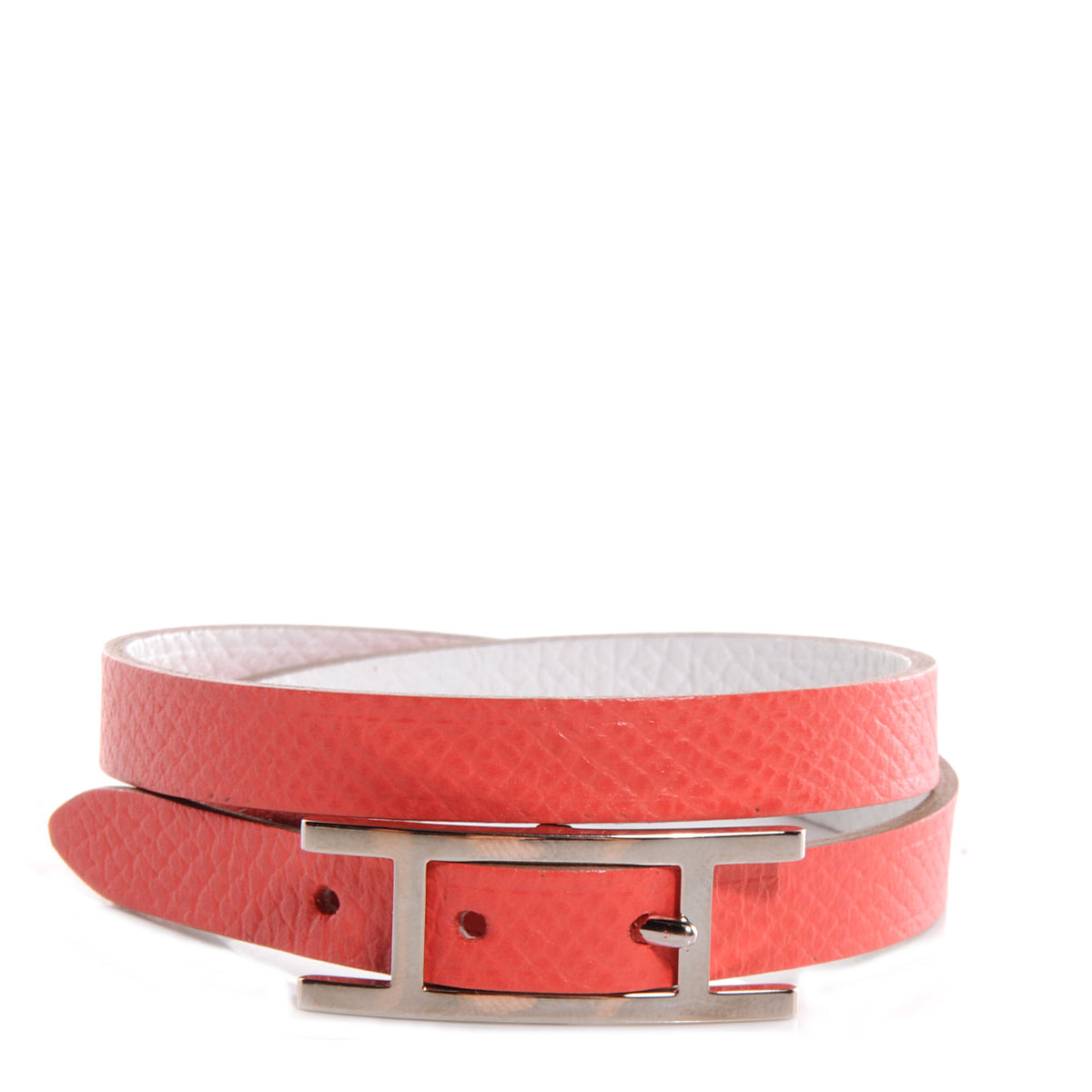 Epsom Behapi Double Tour Bracelet XS Rose Jaipur White