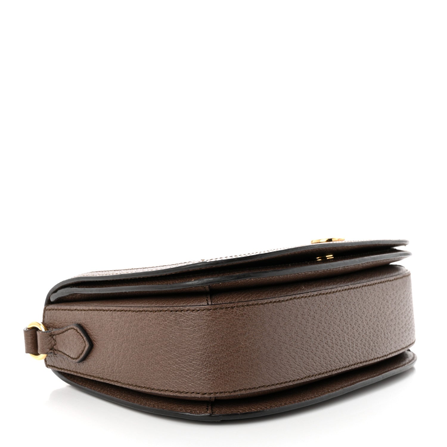 Gucci GG Supreme Monogram Web Small Ophidia Flap Messenger Bag Brown 4 of 17