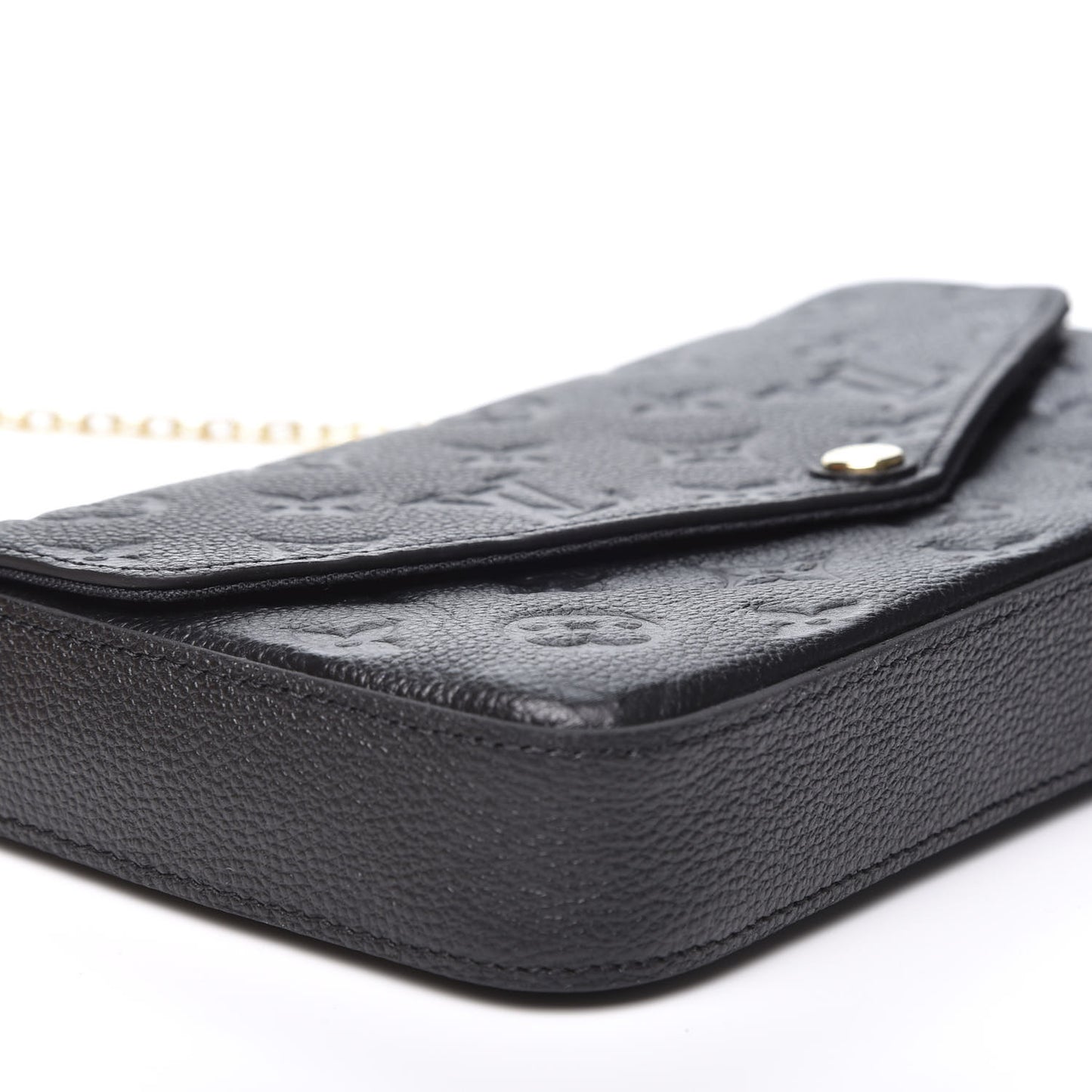 Empreinte Pochette Felicie Chain Wallet Black