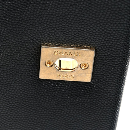 Chanel Caviar Quilted Small Coco Handle Flap Black 7 of 12