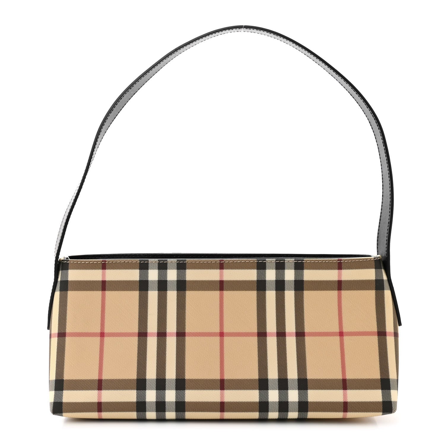 Burberry House Check Large Pochette Black 1 of 10