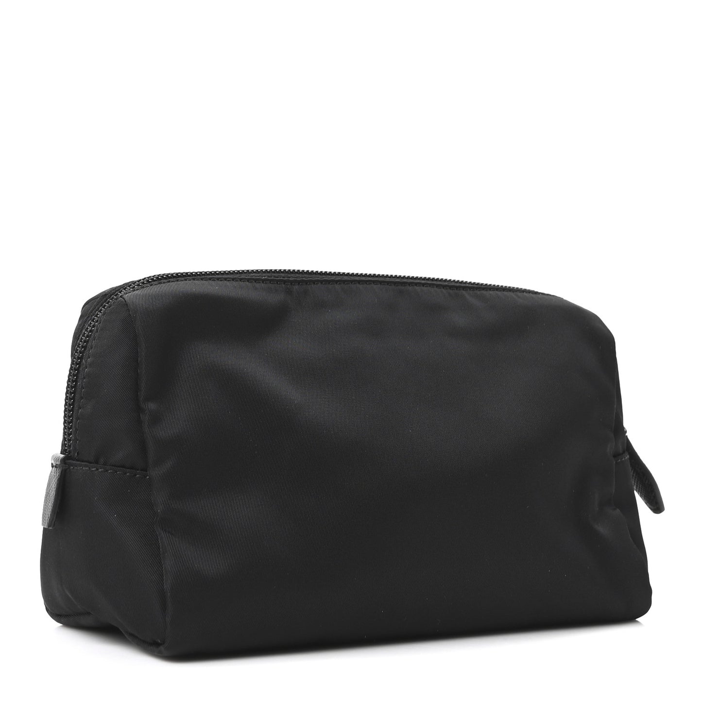 Re-Nylon Vela Saffiano Wristlet Black