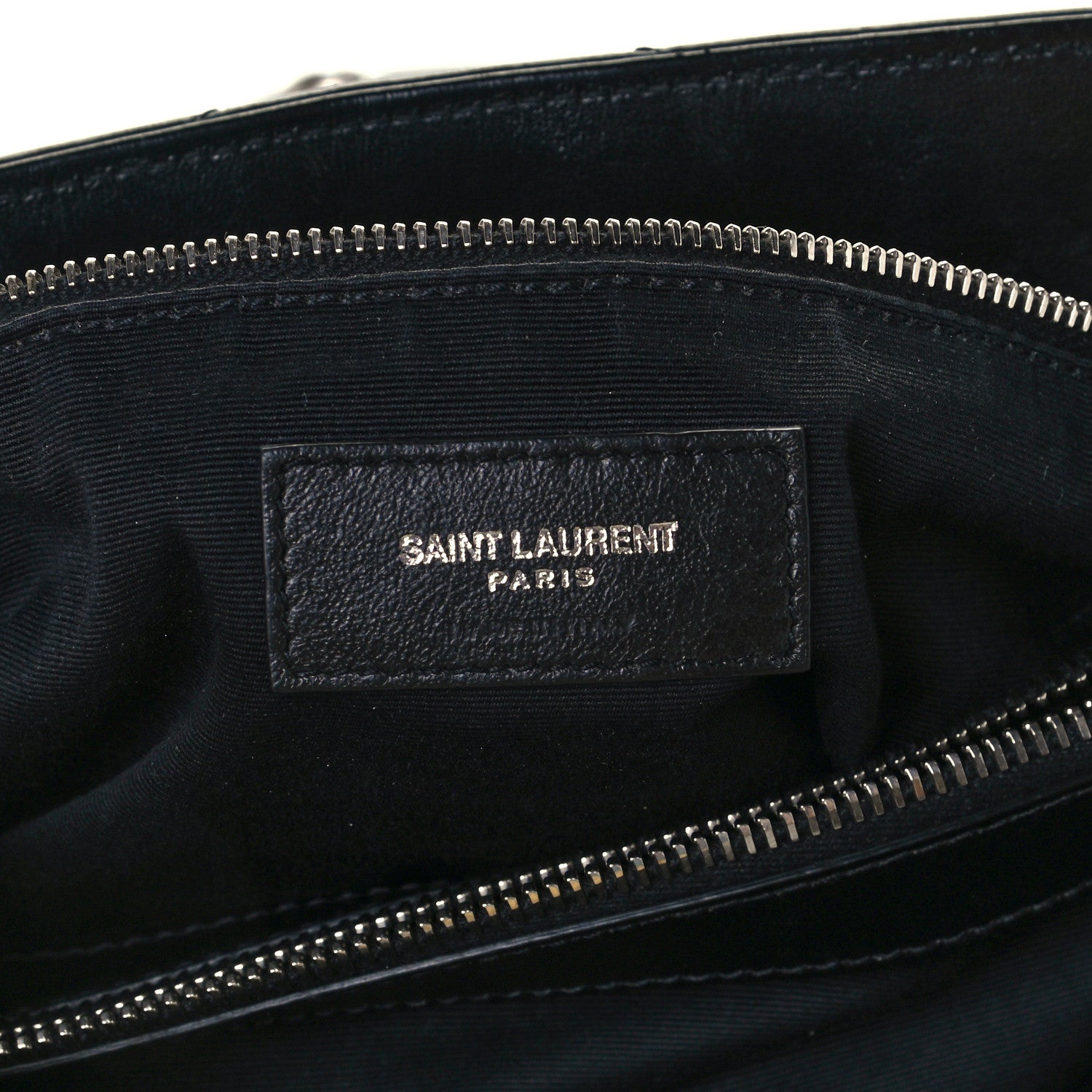 Saint Laurent Calfskin Y Quilted Monogram Medium Loulou Chain Satchel Black 7 of 11