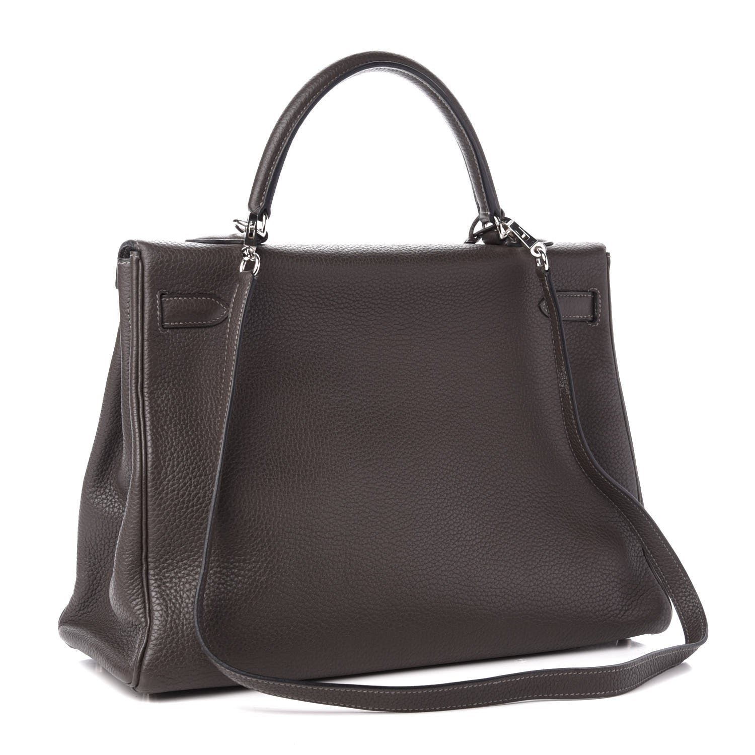 Hermes Togo Kelly Retourne 35 Graphite 3 of 14