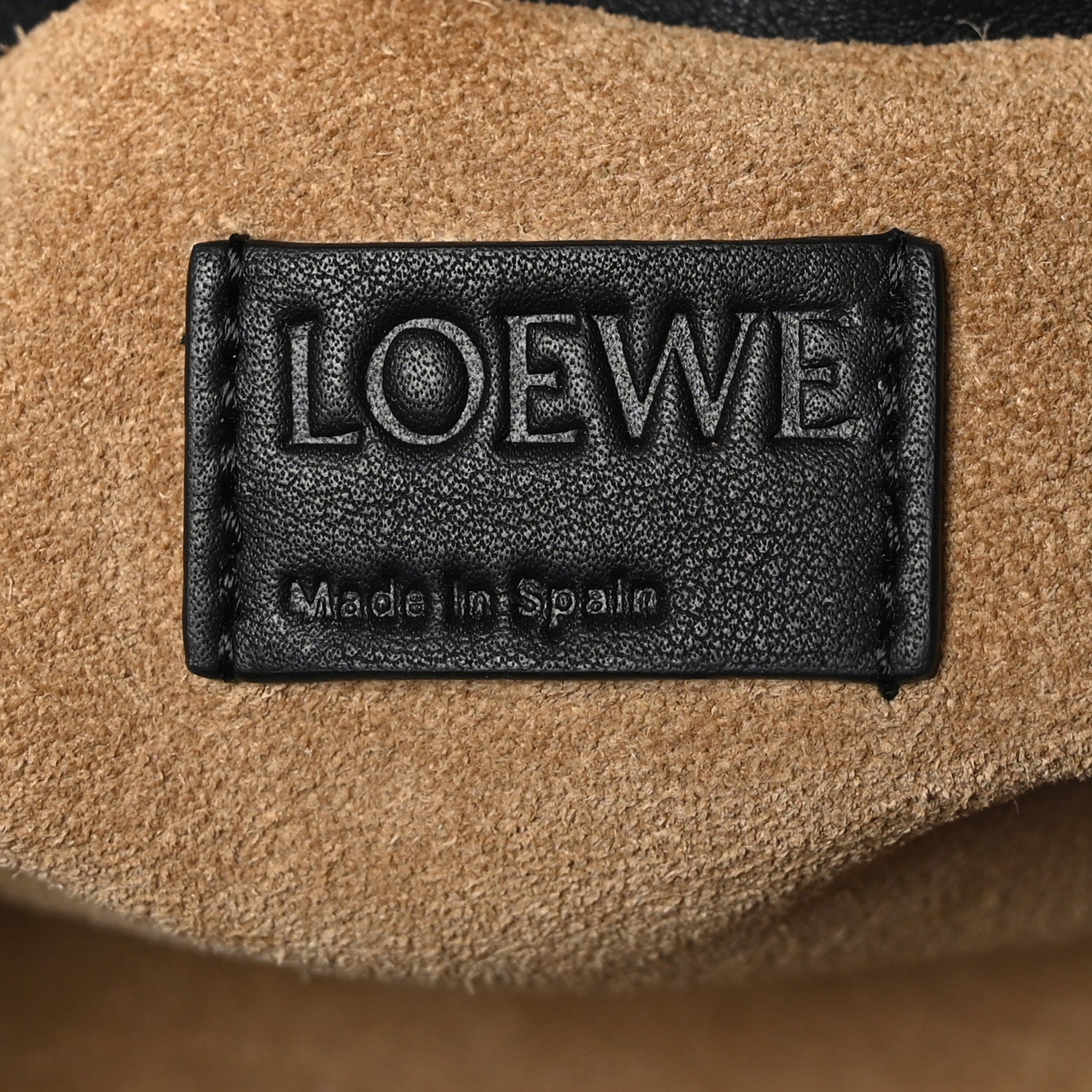 Loewe Calfskin Mini Flamenco Knot Clutch Black 6 of 9